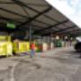 REWAG – Abladefläche und gelbe Container