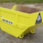 REWAG – offene gelbe Mulde hinten