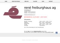 Website von Freiburghaus René AG