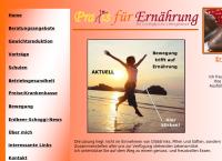 Website von Praxis für Ernährung
