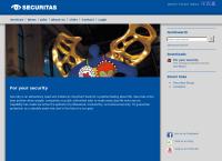Website von Securitas AG