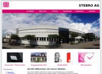 Website von Stebro AG