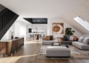 Architekturvisualisierung - Wohnzimmer Luxory