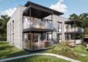 Architektur Rendering Mehrfamilienhaus