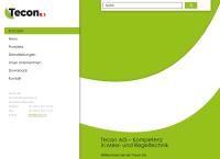 Website von Tecon AG