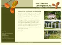 Website von Adrian Kübler Gartengestaltung