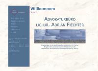 Website von Adrian Fiechter Anwalt und Beratung GmbH