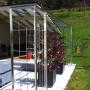 Pergola aus Chromstahl