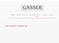 Website von Gasser Leo Söhne AG