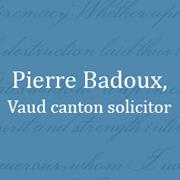 Pierre Badoux Notaire