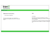 Website von TravIT Systems GmbH