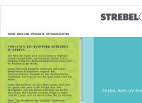 Website von Strebel Optik AG Wohlen