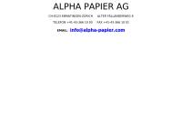 Alpha Papier AG