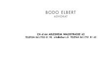 lic.iur. Bodo Elbert