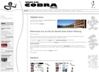 Website von Karaté Club Cobra Fribourg