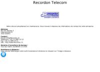 Electricien Recordon Télécom