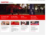 Website von CARITAS beider Basel
