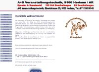 Website von AS-Veranstaltungstechnik