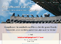 Website von Kampfkunst Zürich