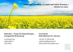 Reiki Bern ¦ Coaching-Zone