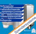 Spendersysteme Falthandtuch , Handseifen , Handtuchrollen , Duftspender , WC Papier , Abfalleimer
