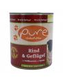 Hundemenü Rind & Geflügel 800g mit Vollkornreis und Spinat