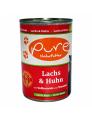 Katzenmenü Lachs & Huhn 400g mit Vollkornreis und Tomaten
