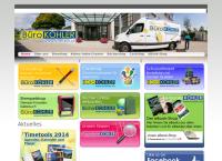 Website von Papeterie Köhler Wetzikon