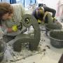 Gestaltung mit Beton im Atelier Sculpta