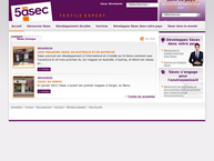 Website von 5àsec Textile Expert