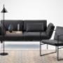 roro ist ein Meilenstein modernen, puristischen Designs seit 1998. Basis der Sofas roro medium soft sind um 90 Grad drehbare Sitze, die sich separat in Lounge- oder Liegeposition vorschwenken lassen, sowie stufenlos verstellbare Arm- und Rückenlehnen.