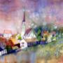 Aquarell, Rickenbach LU