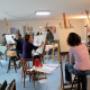 Schüler an der Arbeit