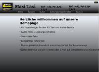 Website von MAXI-TAXI