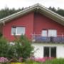 Gestrichene Haus-Fassade