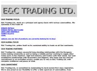 Website von E & C Trading Ltd