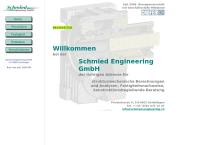 Website von Schmied Engineering GmbH