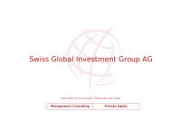 Swiss Global Investment Group AG