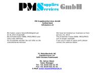 Pm Supplies&services GmbH