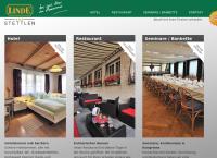 Website von Gasthof Linde Stettlen