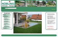 Website von Nübling AG Gartenbau und Landschaftsarchitektur