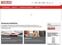 Website von Tobler Marché