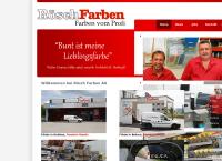 Website von Rösch Farben