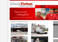 Website von Rösch Farben