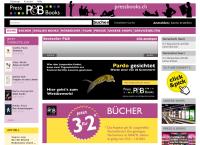 Website von Press & Books Bern