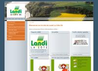 Website von Landi La Côte SA Site de Bussy-Chardonney