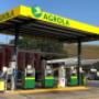 AGROLA Tankstelle in Melchnau; überdacht; freistehend mit drei Tanksäulen und Zahlterminal; bei Landi