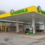 AGROLA Tankstelle in Marly; station service AGROLA à Marly. Avec shop TopShop. Plusieur plompes à carburants.