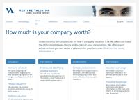 Website von Venture Valuation VV AG