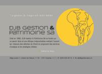 D.J.B. Gestion et Patrimoine SA